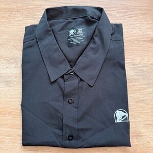 GENUINE Taco Bell Work Uniform Shirt Short Sleeve female manager Size 2X